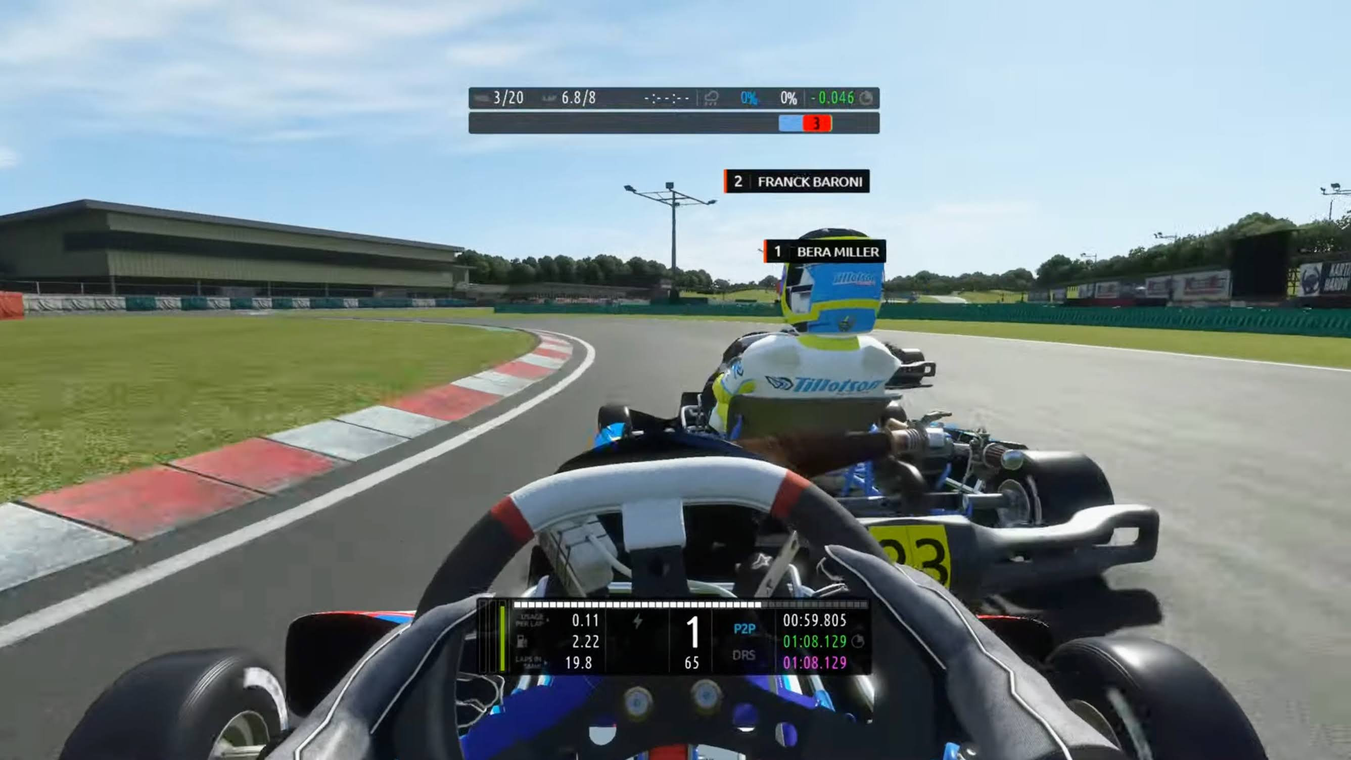 KartSim T4 kart simulation training