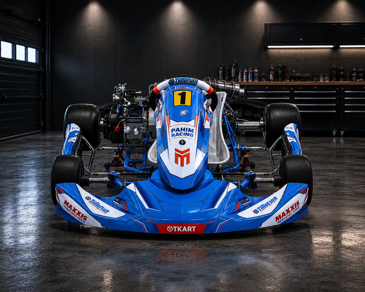 Tillotson T4 Senior kart, multiple angles