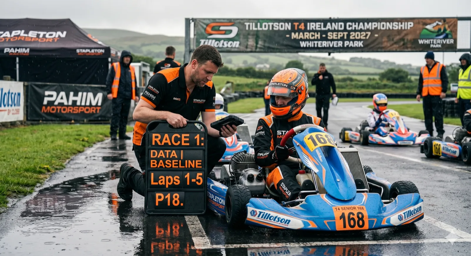 T4 kart on race day